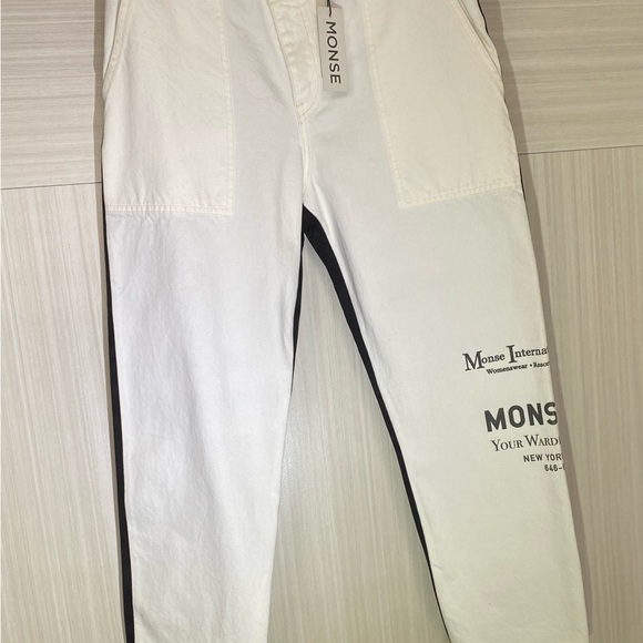 NWT - MONSE Two-Tone Branded Jeans - Size 8 - Picture 6 of 15